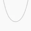 Collier Tessie Argent Blanc