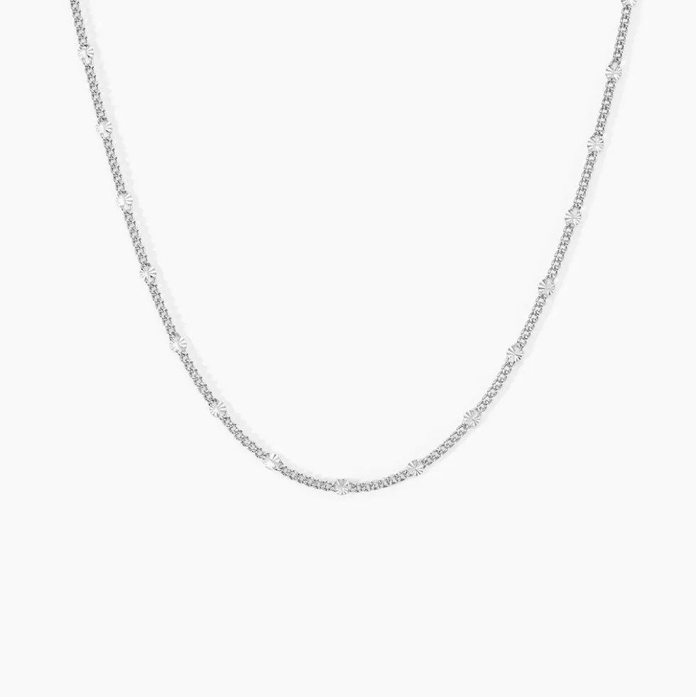 Collier Tessie Argent Blanc