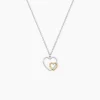 Collier Ticia Or Jaune Argent Blanc Oxyde De Zirconium