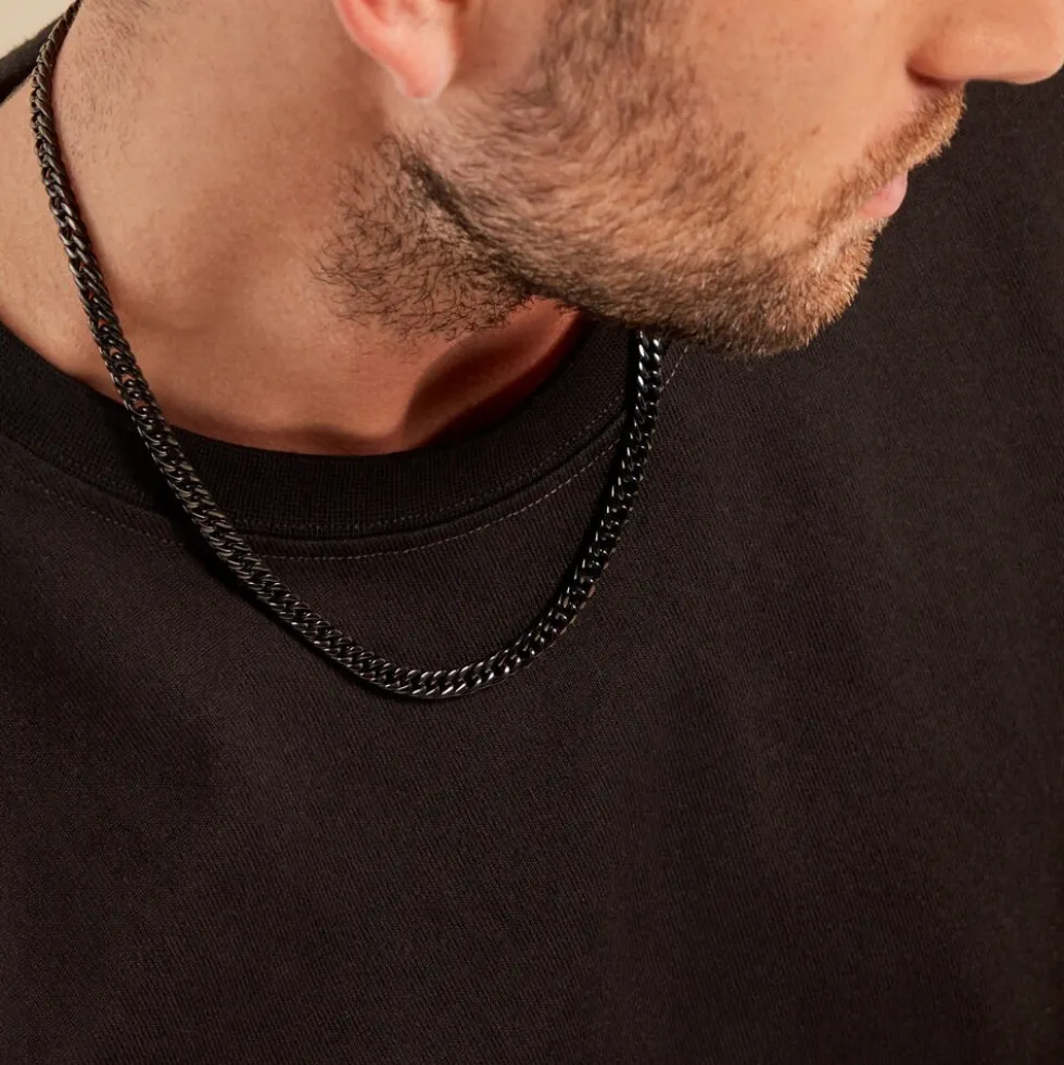Collier Torino Acier Noir