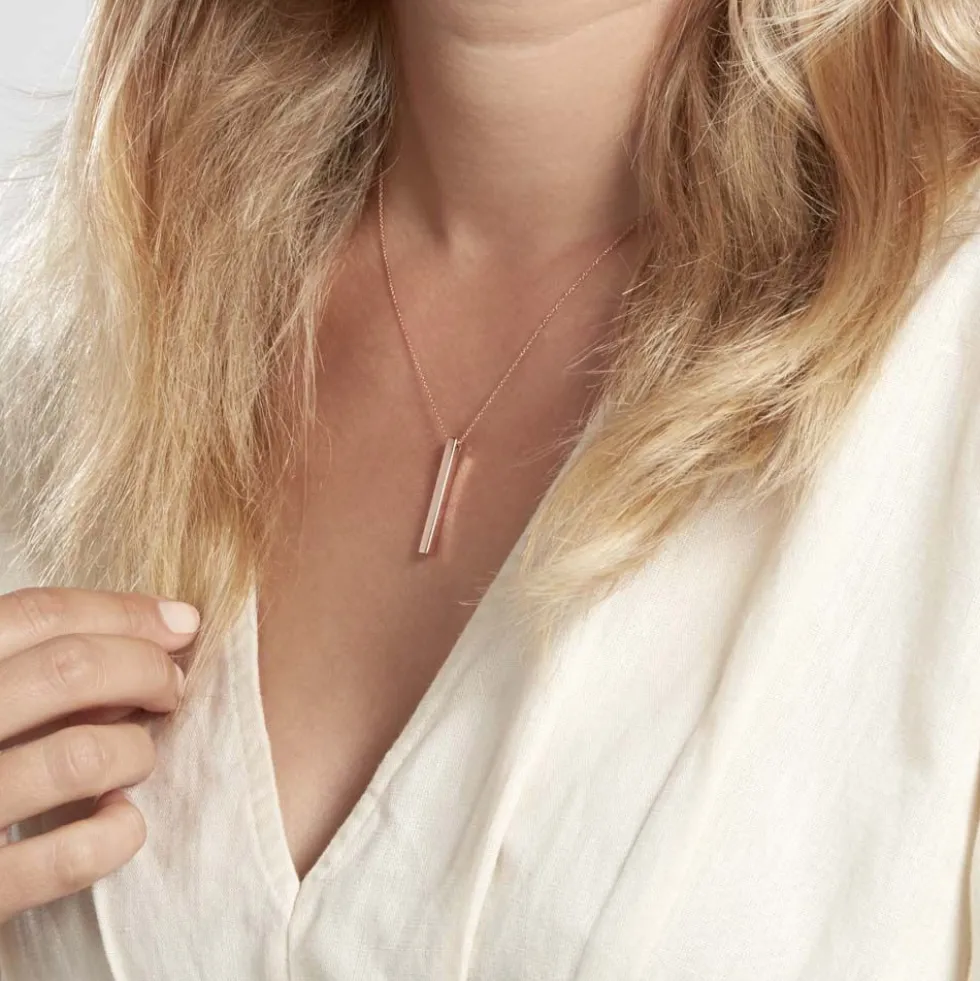 Collier Tullia Argent Rose