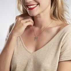 Collier Tyfen Argent Blanc