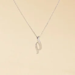 Collier Tylane Or Blanc Diamant