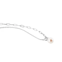 Collier Valent Argent Perle De Culture