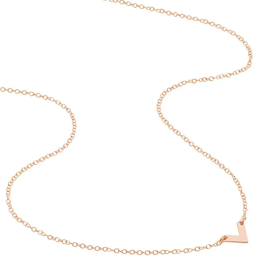 Collier Veroniica Argent Rose