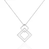Collier Violetka Acier Blanc