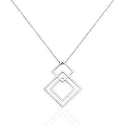 Collier Violetka Acier Blanc