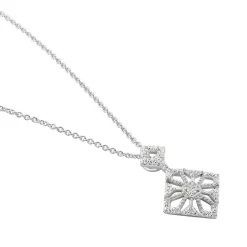 Collier Vita Argent Blanc Oxyde De Zirconium