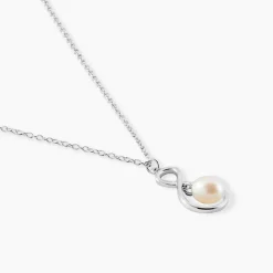 Collier Walae Argent Blanc Perle De Culture
