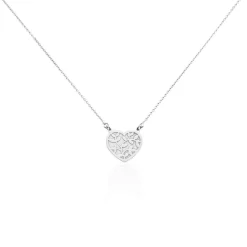 Collier Wandeline Argent Blanc