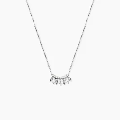 Collier Yannique Argent Blanc Oxyde De Zirconium