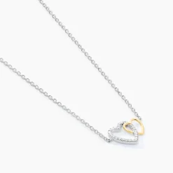 Collier Ysma Or Jaune Argent Blanc Oxyde De Zirconium