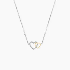 Collier Ysma Or Jaune Argent Blanc Oxyde De Zirconium
