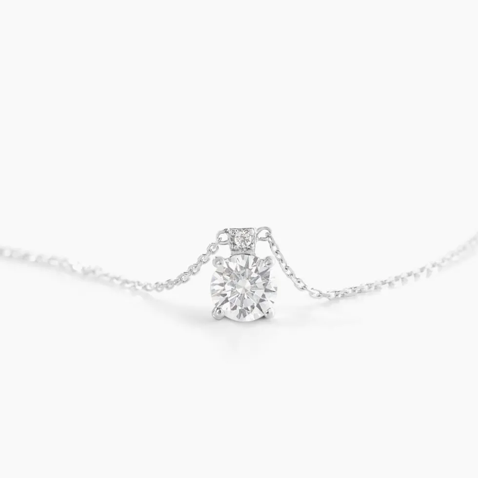 Collier Zilda Or Blanc Oxyde De Zirconium