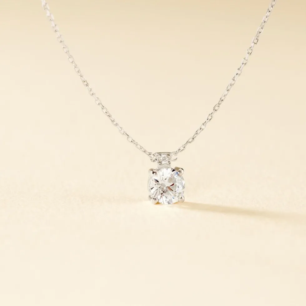 Collier Zilda Or Blanc Oxyde De Zirconium