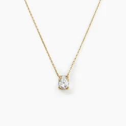 Collier Zilda Or Jaune Oxyde De Zirconium