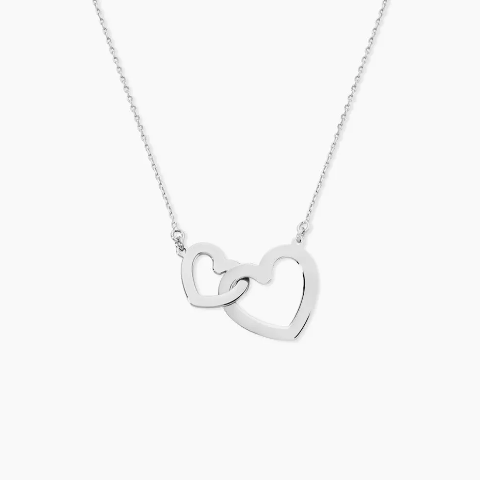 Collier Aalia Argent Blanc