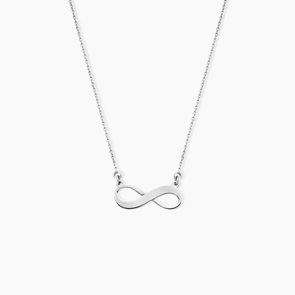 Collier Abelae Argent Blanc