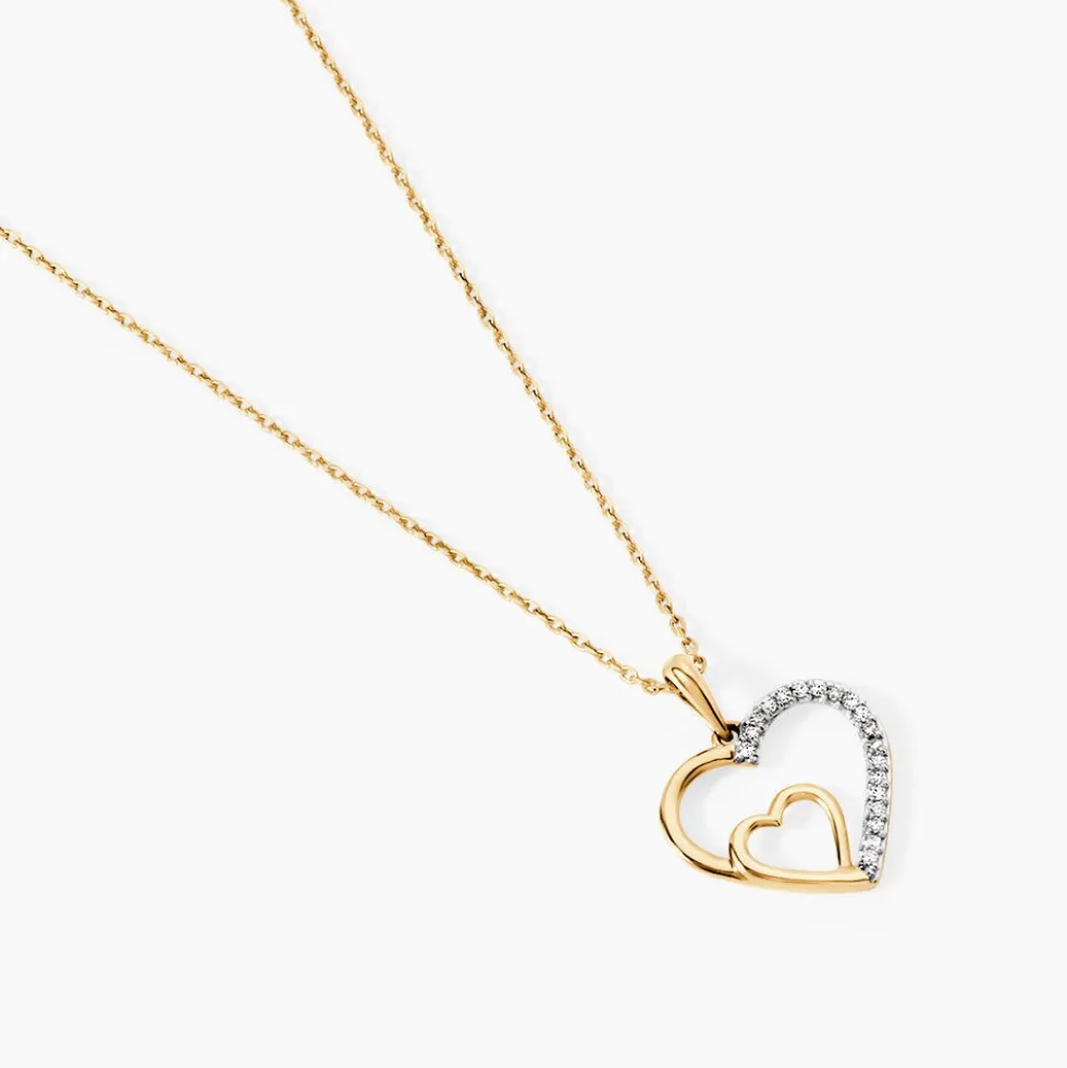 Collier Abena Or Jaune Diamant