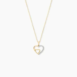 Collier Abena Or Jaune Diamant