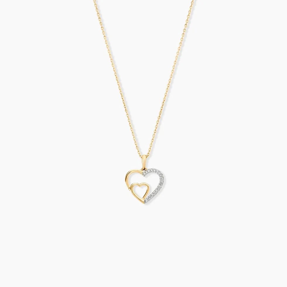 Collier Abena Or Jaune Diamant