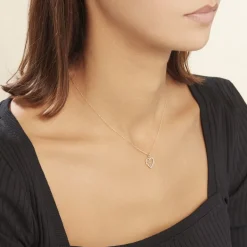 Collier Abena Or Jaune Diamant