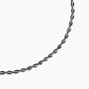 Collier Abie Torsade Argent Bicolore