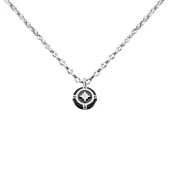 Collier Acier Blanc Kyliann