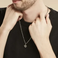 Collier Acier Blanc Kyliann