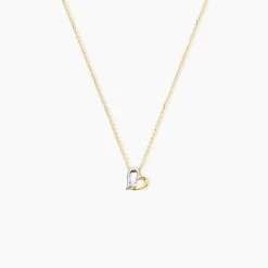 Collier Agnesese Or Bicolore Diamant