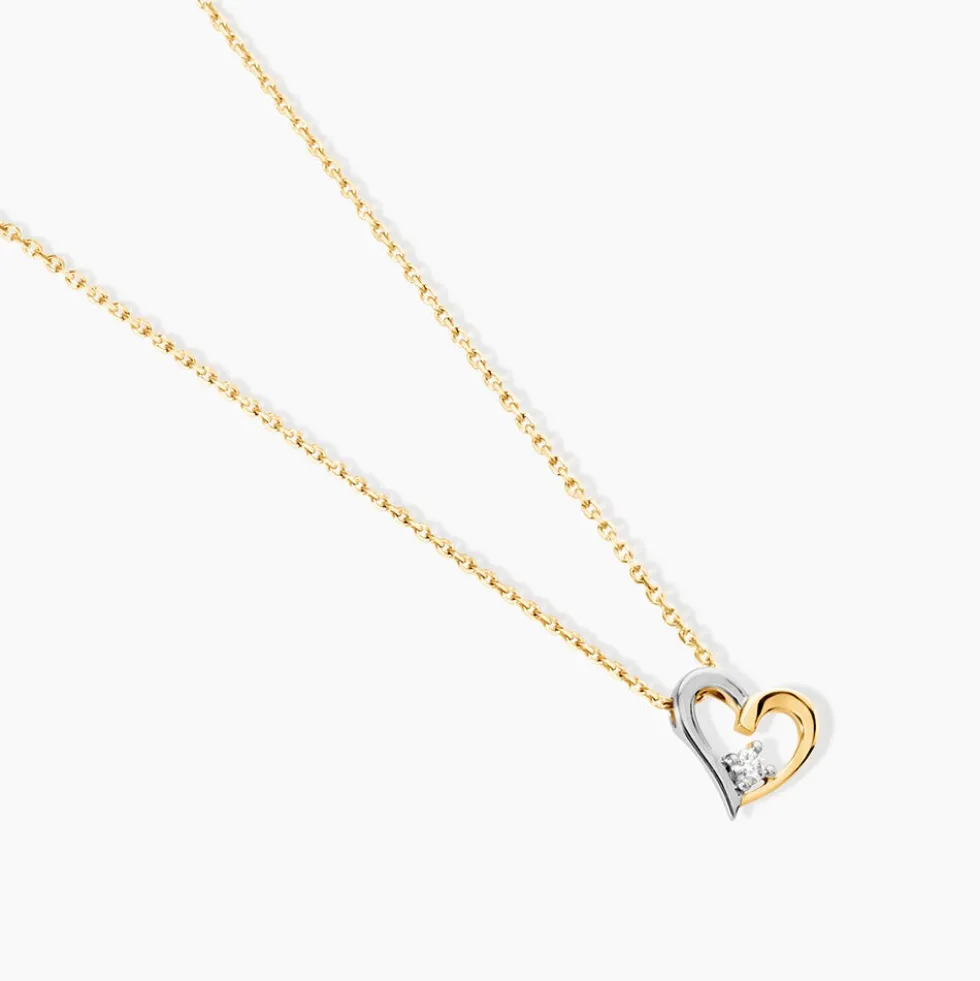Collier Agnesese Or Bicolore Diamant