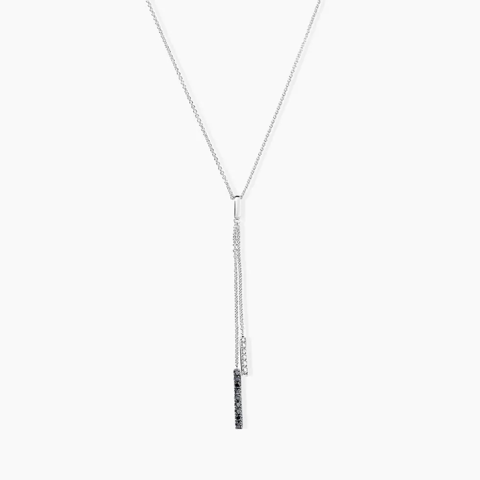 Collier Ainhoaa Or Blanc Diamant