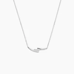 Collier Ainhoa Or Blanc Diamant