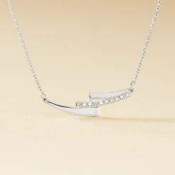 Collier Ainhoa Or Blanc Diamant