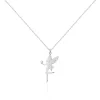 Collier Alberte Argent Blanc Oxyde De Zirconium