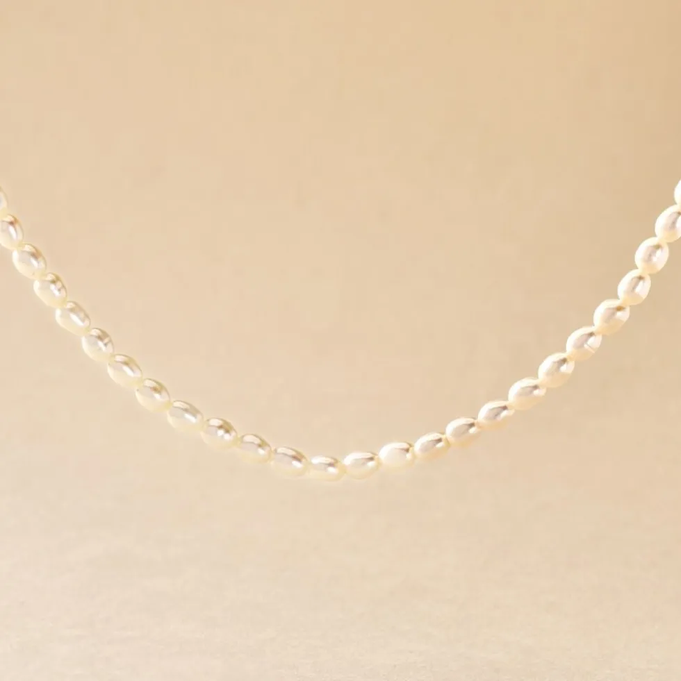 Collier Alceste Or Jaune Perle De Culture
