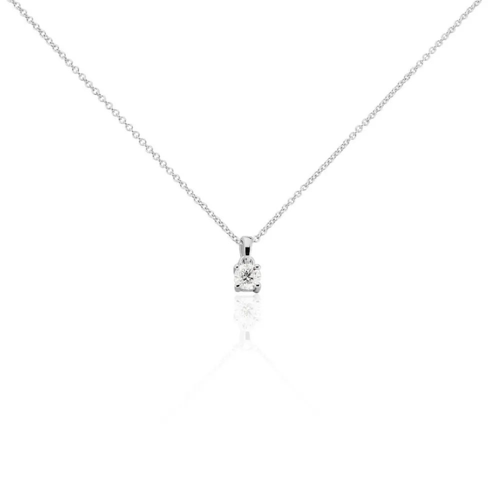 Collier Alexandra Or Blanc Diamant