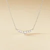 Collier Aliah Argent Blanc Oxyde De Zirconium