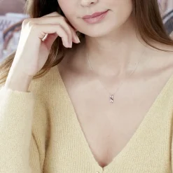 Collier Aline Or Blanc Diamant