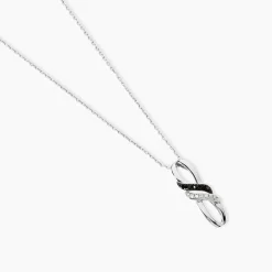 Collier Aline Or Blanc Diamant
