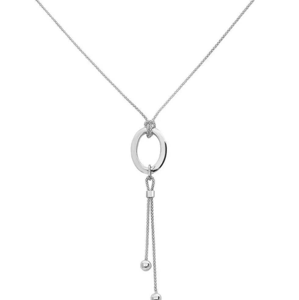 Collier Alisa Argent Blanc
