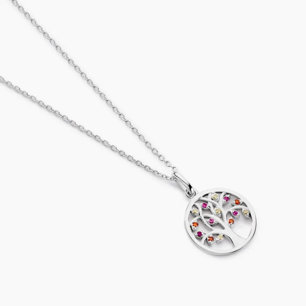 Collier Alive Argent Blanc Oxyde De Zirconium