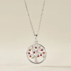 Collier Alive Argent Blanc Oxyde De Zirconium