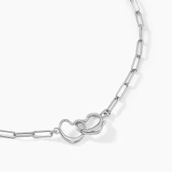 Collier Allyce Argent Blanc