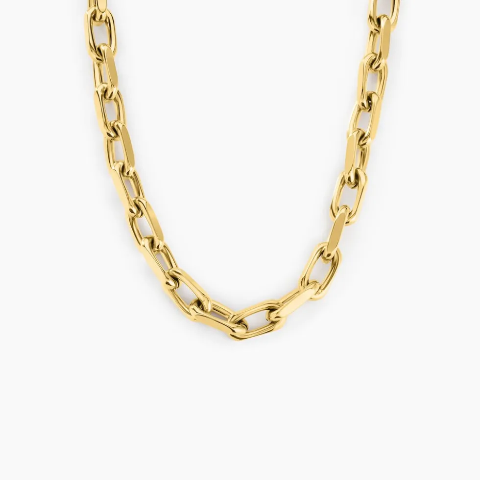 Collier Anadia Acier Jaune