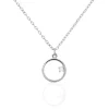 Collier Anas Argent Blanc Oxyde De Zirconium