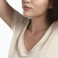 Collier Anastasy Or Jaune Oxyde De Zirconium