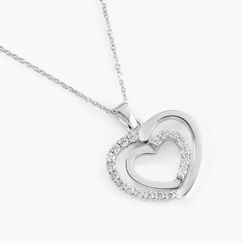 Collier Annabelle Argent Blanc Oxyde De Zirconium