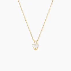 Collier Aodren Or Jaune Oxyde De Zirconium