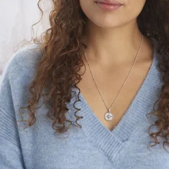 Collier Apollinaris Argent Blanc Oxyde De Zirconium